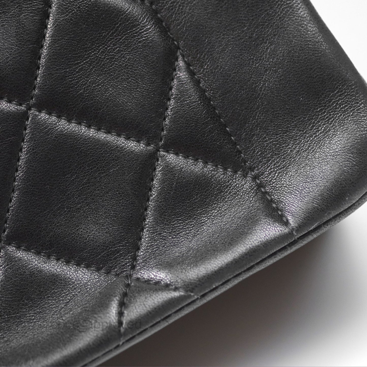 Chanel Vintage Medium Classic Diana Flap Bag Black Lambskin 24K Gold Hardware