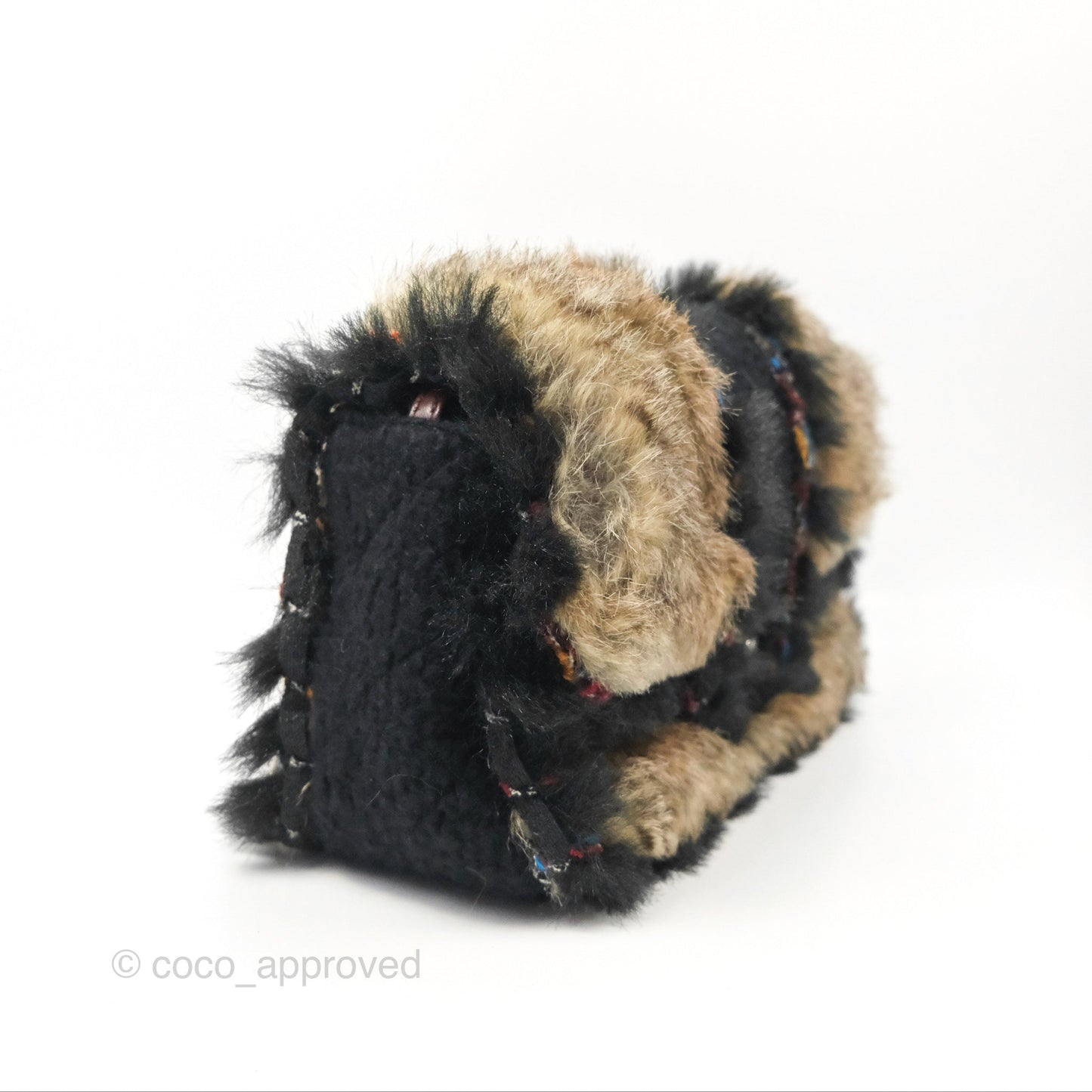 Chanel Fantasy Fur Flap Bag Ruthenium Hardware