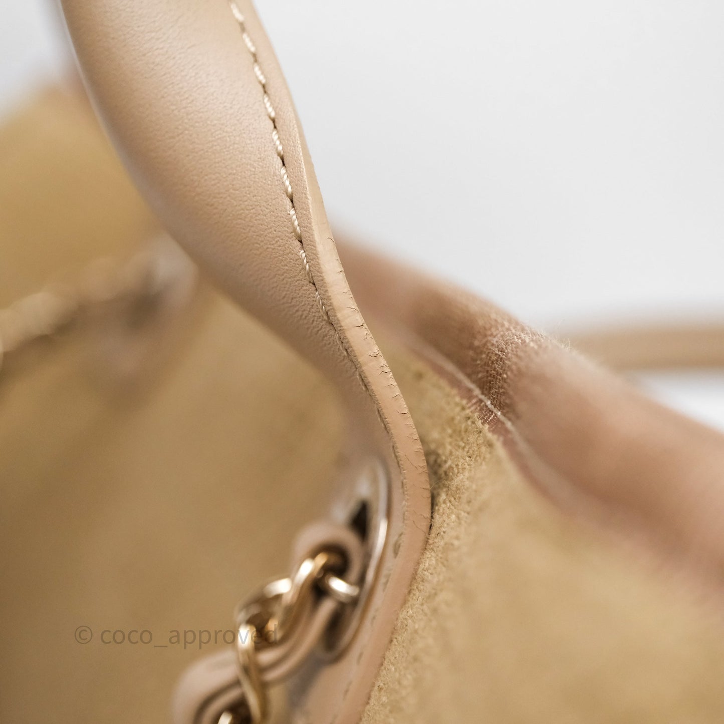 Chanel New Small Canvas Deauville Tote Beige Silver Hardware