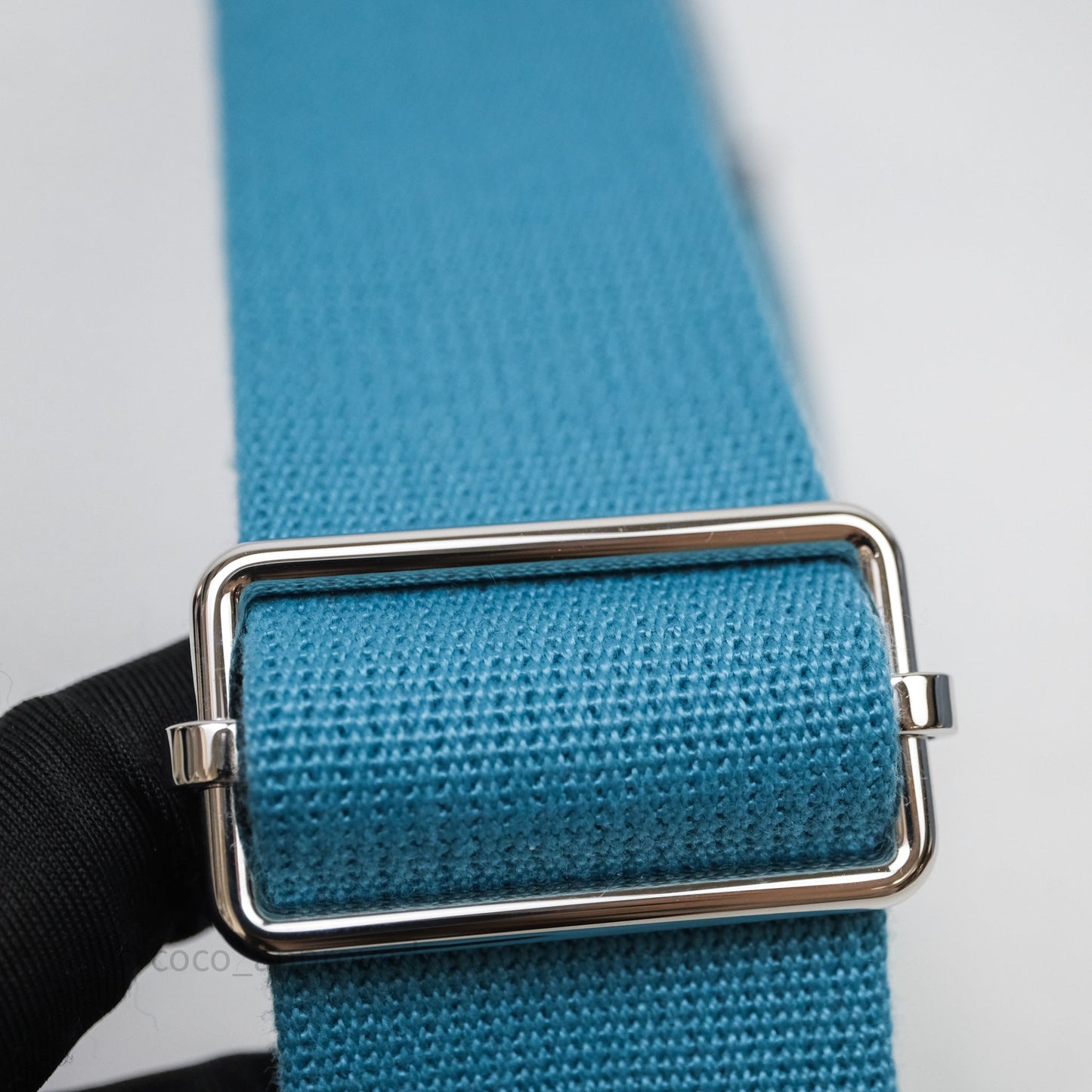 Hermès Evelyne 23 Bleu Jean 75 Clemence Palladium Hardware