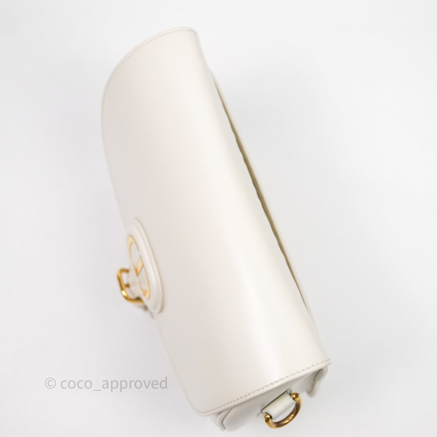 Dior Medium Bobby Bag Off White Calfskin Gold Hardware