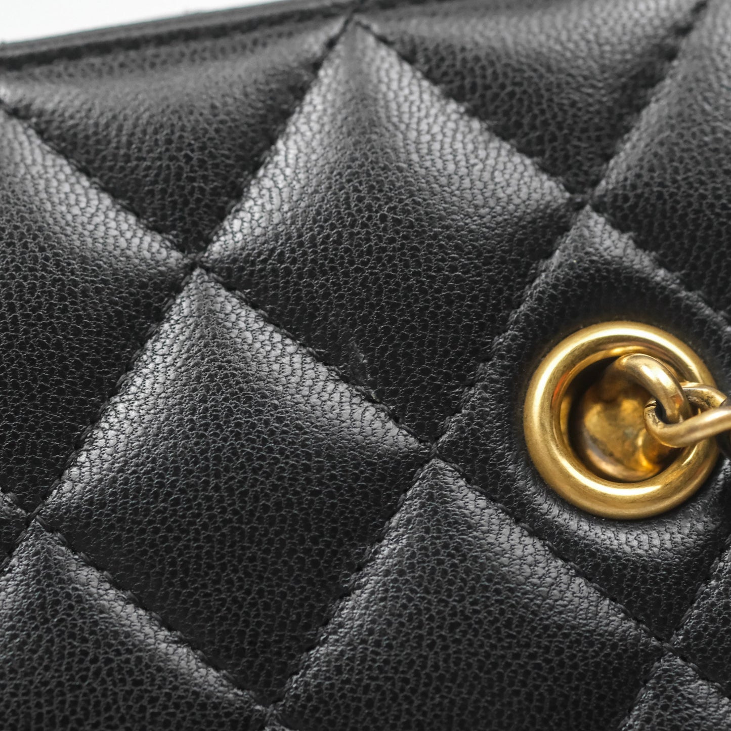 Chanel Vanity With Chain Black Goatskin Mixed Hardware