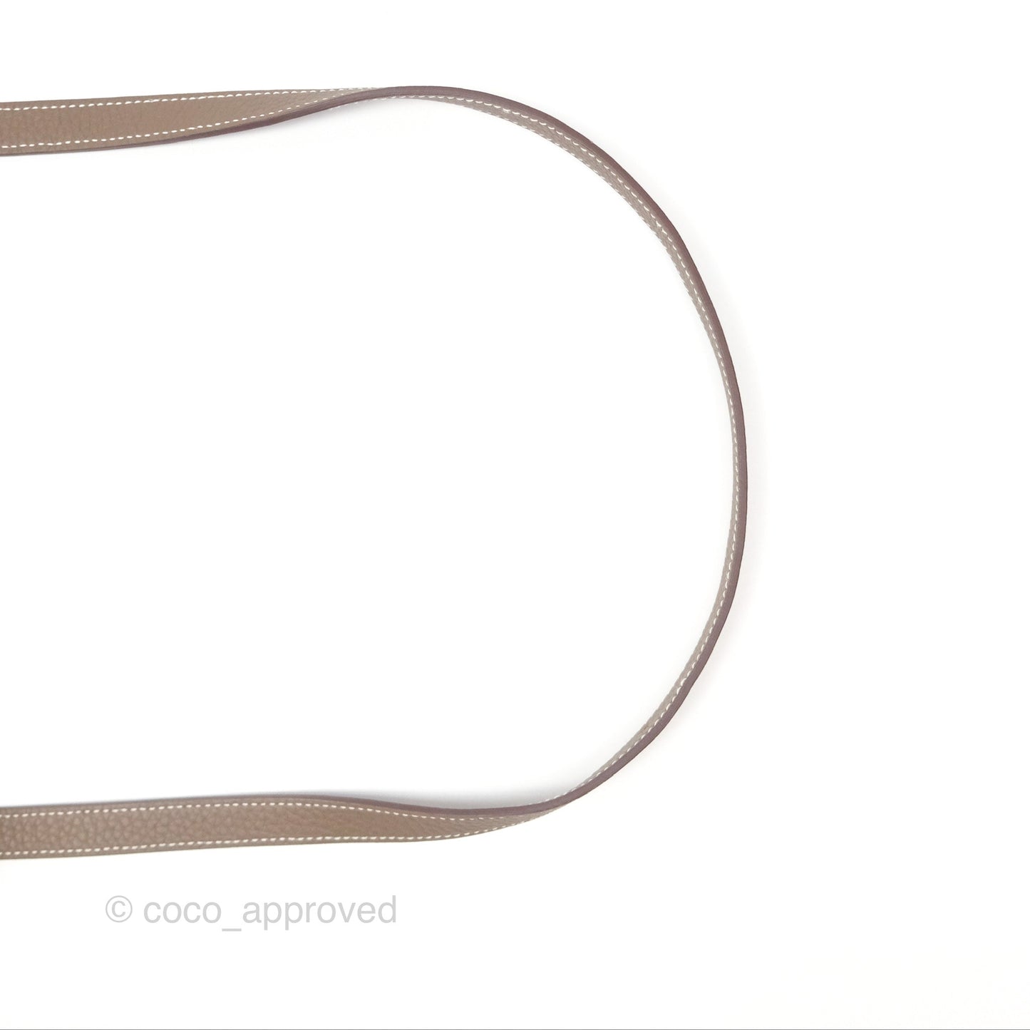 Hermès Halzan 31 Etoupe Clemence Gold Hardware