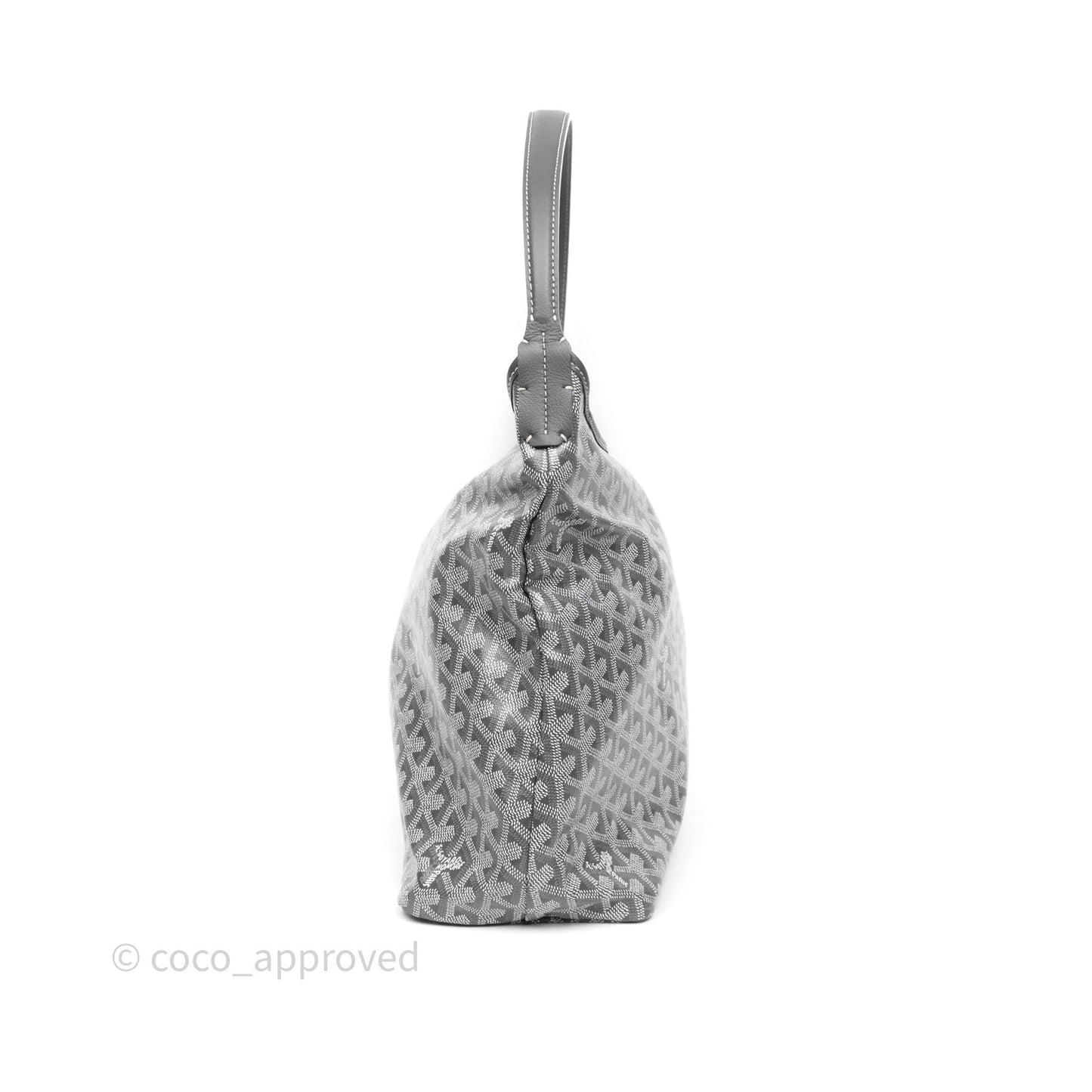 Goyard Bohème Hobo Bag Grey Goyardine Canvas
