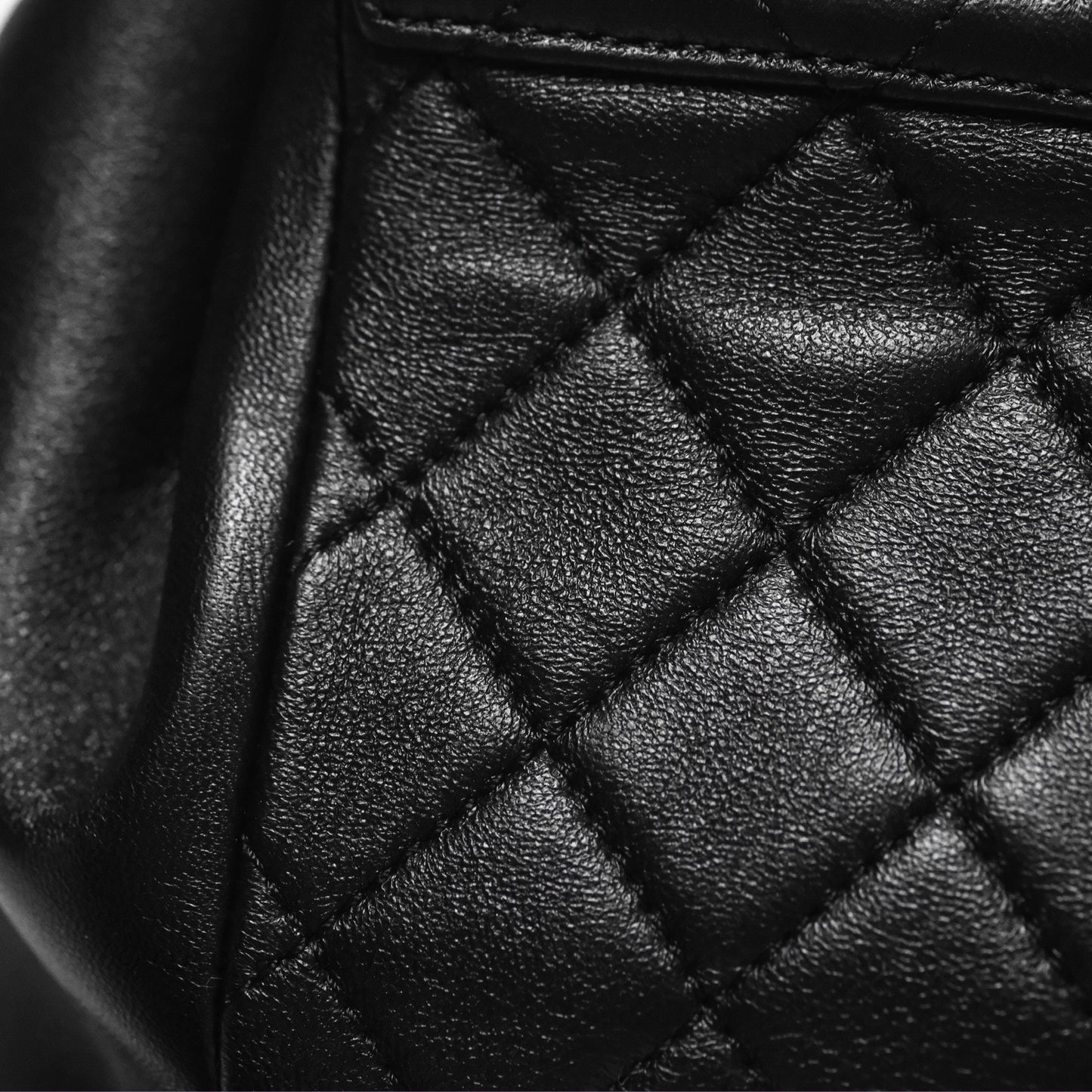 Chanel Small Duma Drawstring Backpack Black Lambskin Gold Hardware