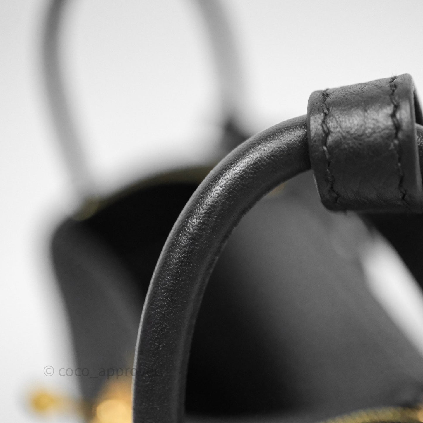 Hermès Mini Lindy 20 Noir 89 Clemence Gold Hardware