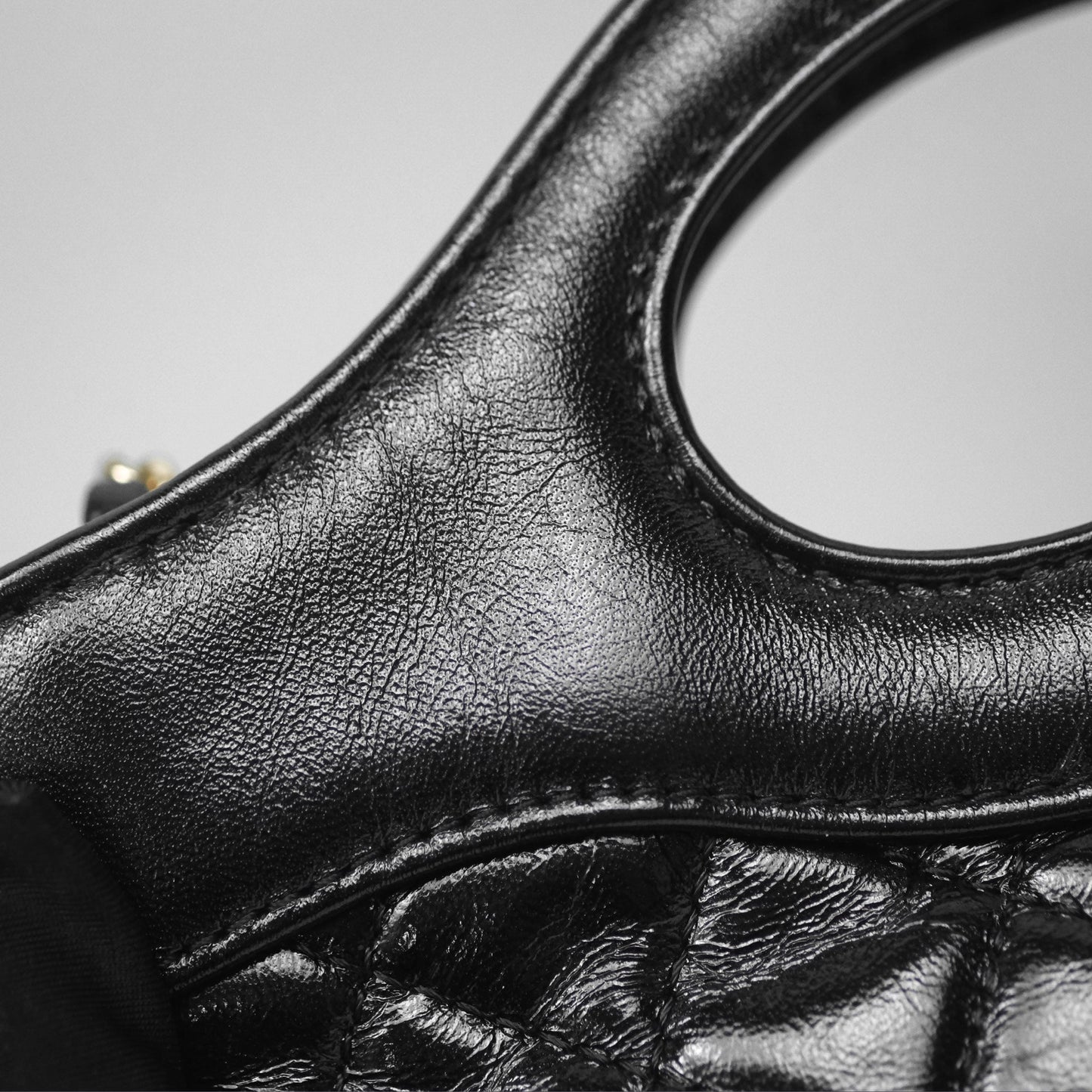 Chanel 31 Mini Black Shiny Lambskin Gold Hardware