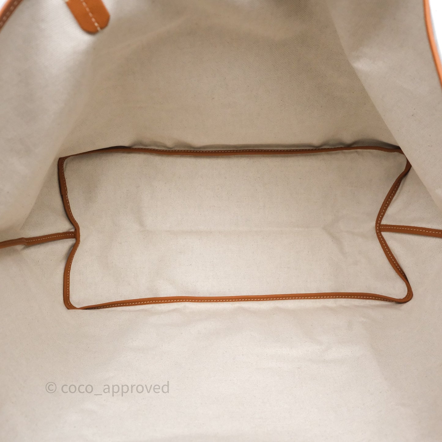 Goyard St Louis Tote GM Tan Black