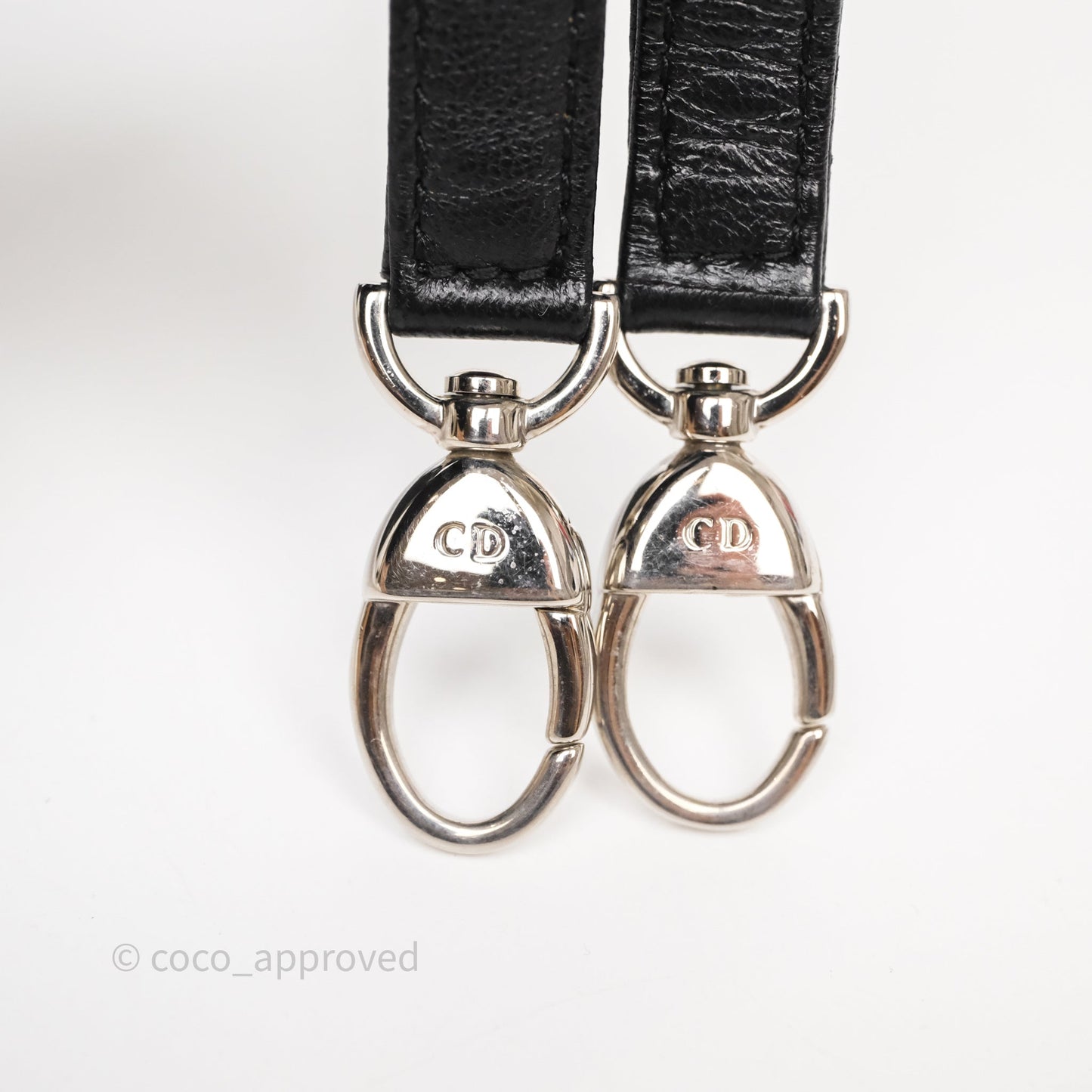Christian Dior Medium Lady Dior Black Lambskin Silver Hardware
