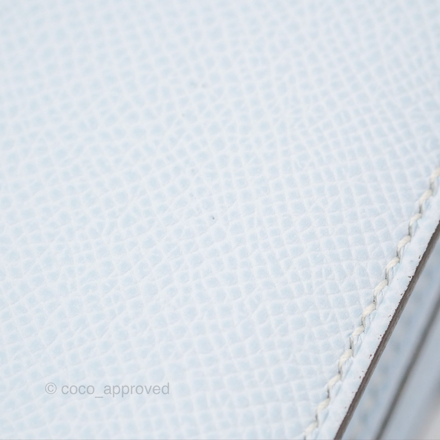Hermès Constance Mini 18cm Blue Brume Epsom Palladium Hardware