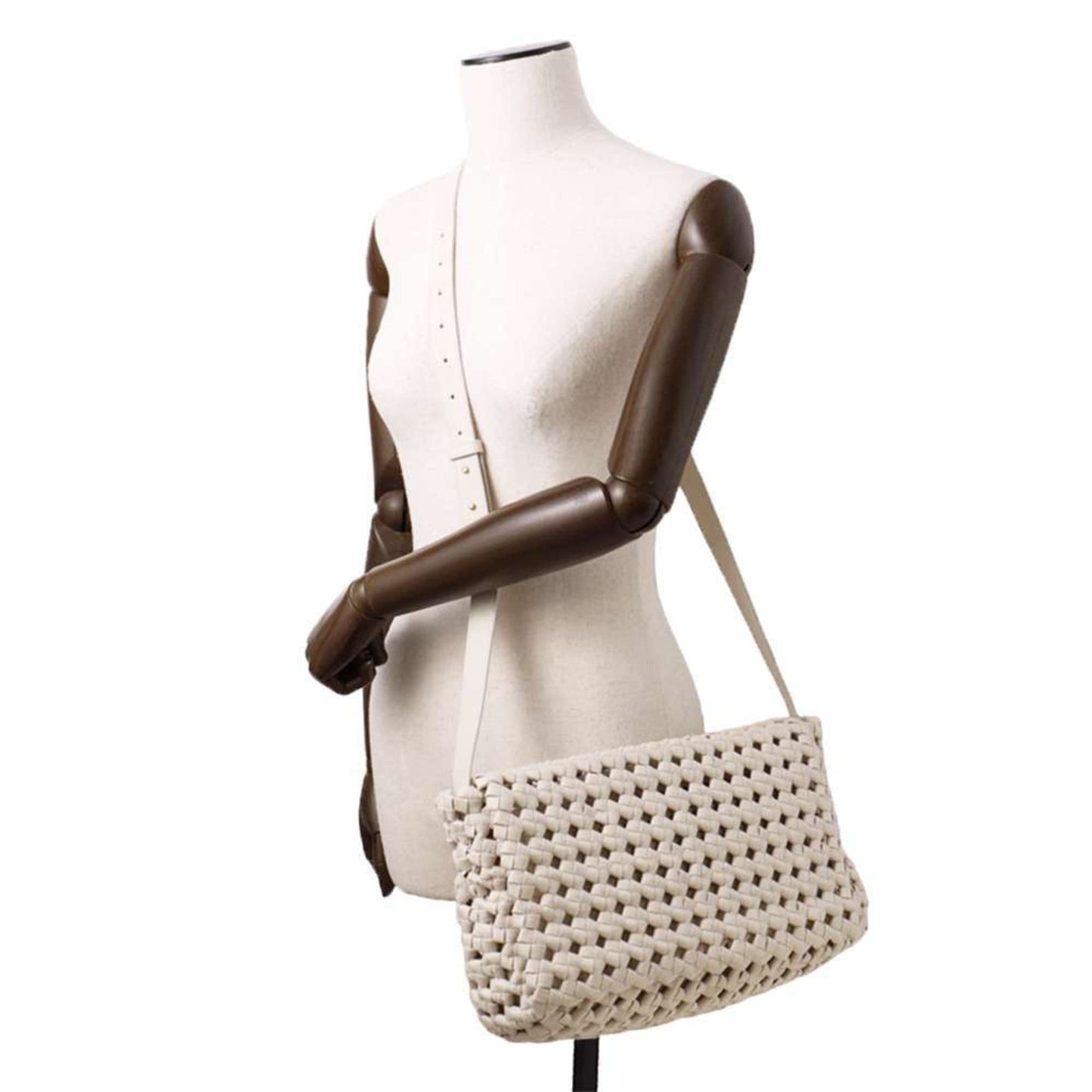 Luxury Bottega Veneta  Canvas Leather Shoulder Bag ()