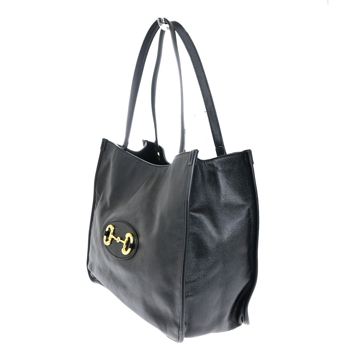 Luxury Gucci Trending 2025 Horsebit  Leather Tote Bag