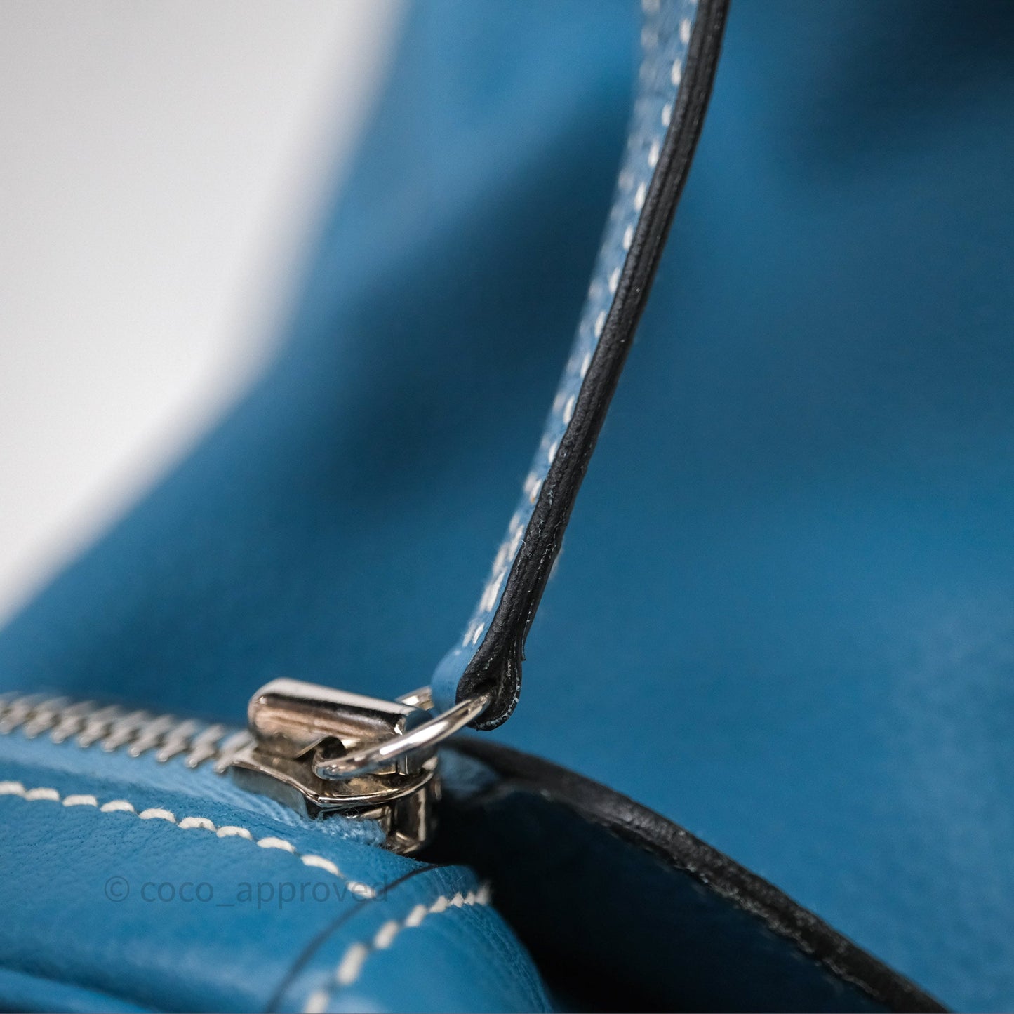 Hermès Lindy 30 Bleu Jean 75 Clemence Palladium Hardware