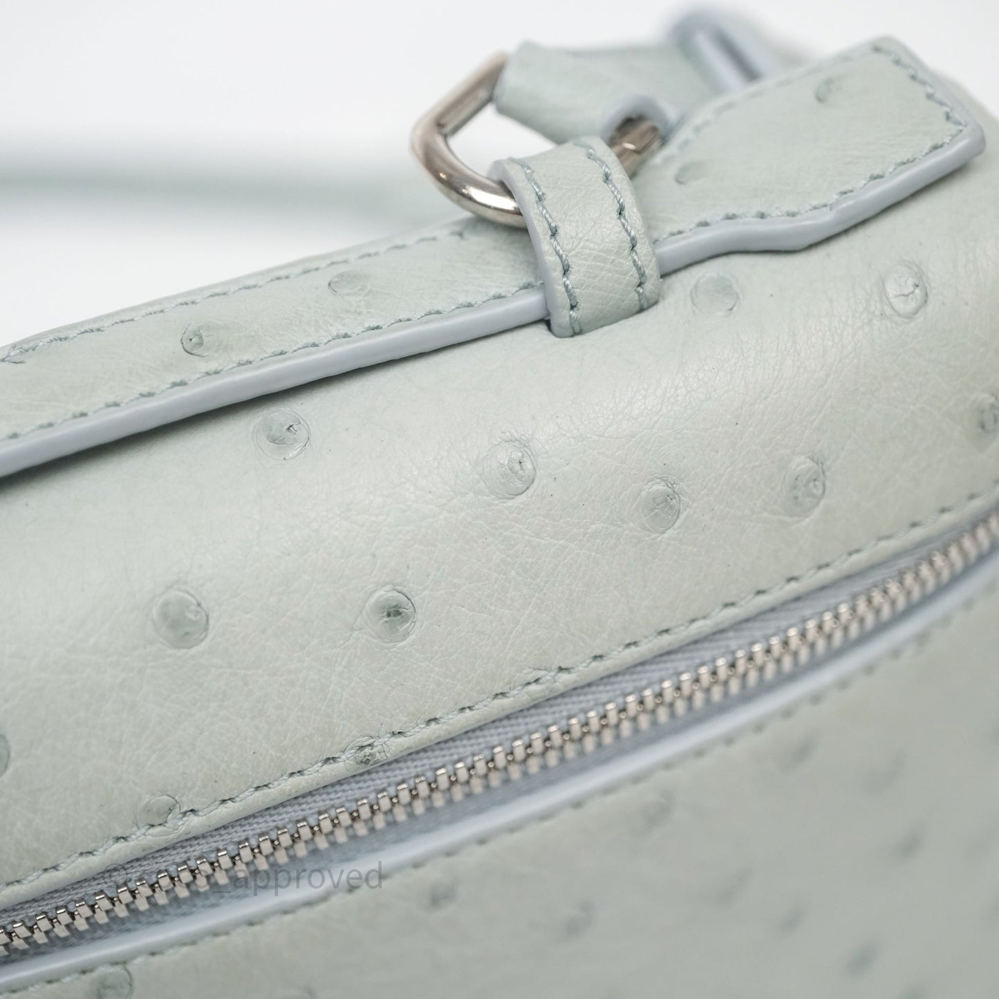 Loro Piana Extra Pocket L19 Light Blue Grey Calfskin