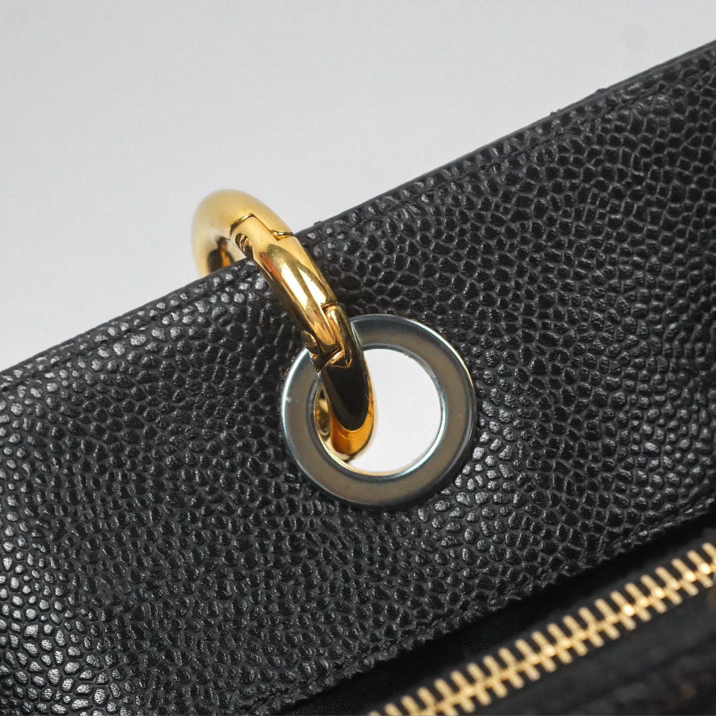 Chanel GST Black Caviar Gold Hardware