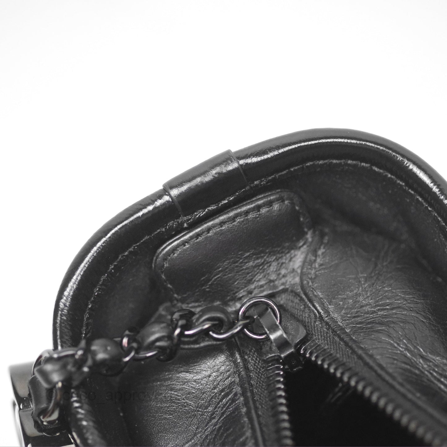 Chanel Small Gabrielle Hobo Quilted So Black Aged Calfskin