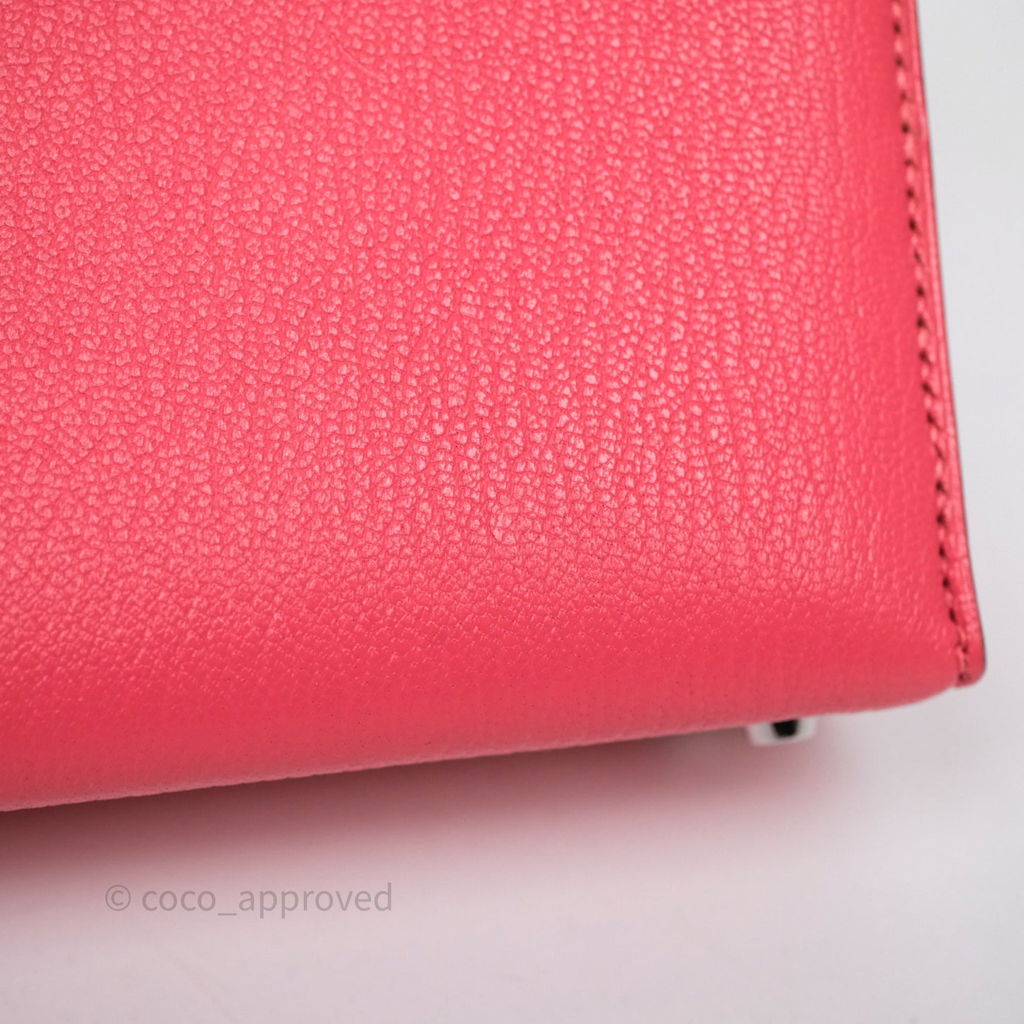 Hermès Mini Verrou Chaine Bag Rose Lipstick U5 Chevre Mysore Palladium Hardware