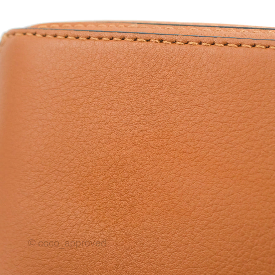 Loewe Mini Puzzle Bag Tan Calfskin Palladium Hardware
