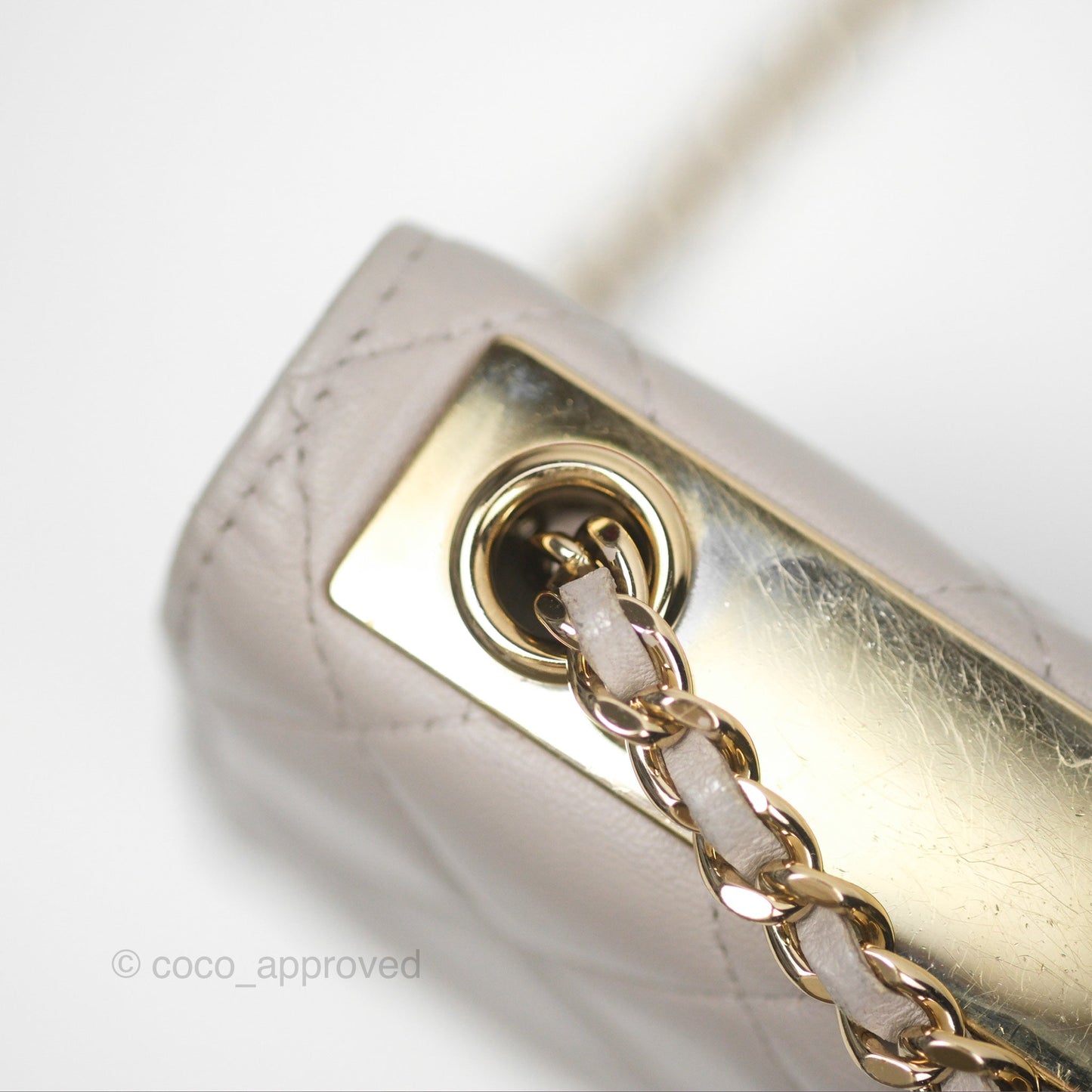 Chanel Trendy CC WOC Quilted Grey Lambskin Gold Hardware