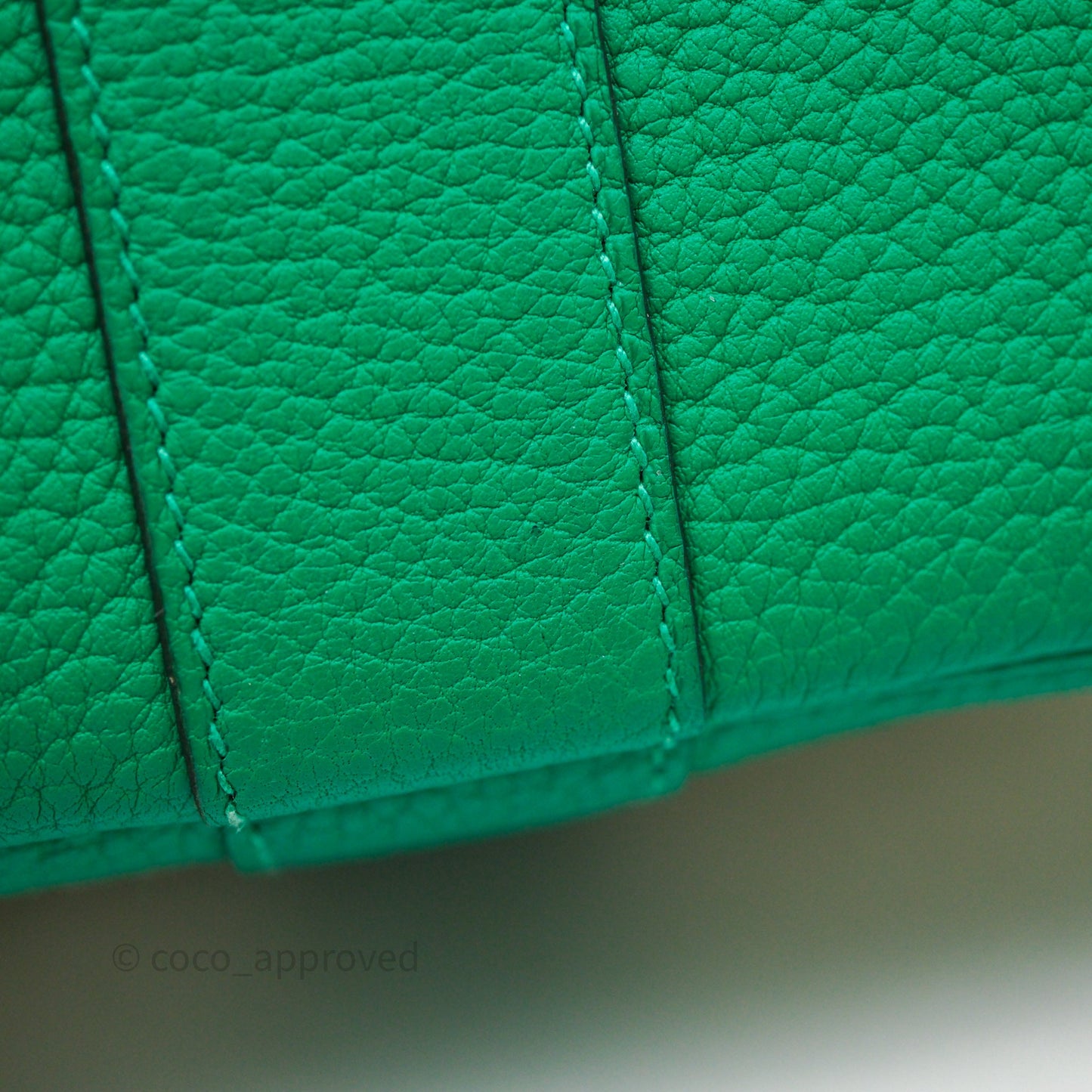 Hermès Garden Party 36 Canvas Ecru-Menthe / Menthe