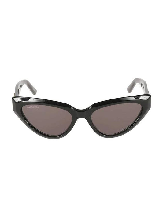 Luxury Balenciaga Eyewear BB Logo Cat Eye Sunglasses Black