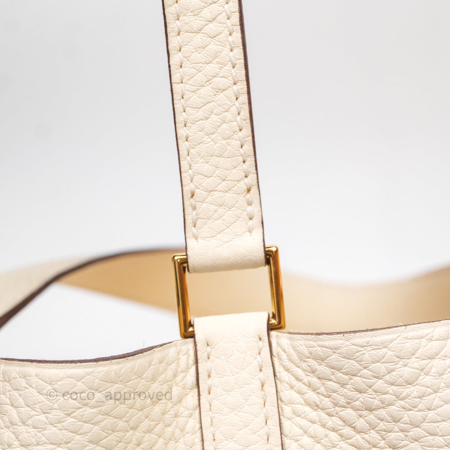 Hermès Picotin 22 Nata I2 Clemence Gold Hardware
