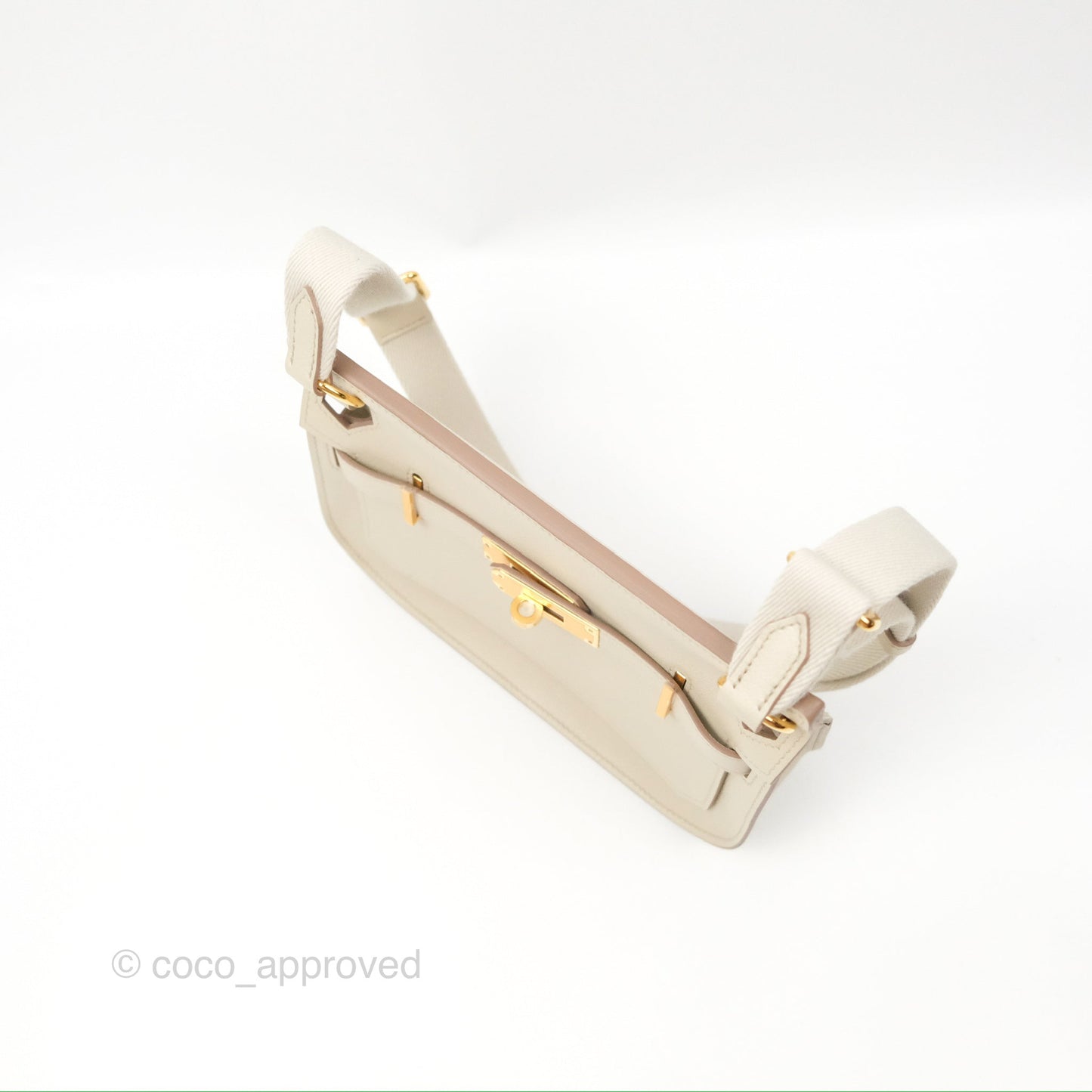 Hermès Mini Jypsiere Beton Evercolor Gold Hardware