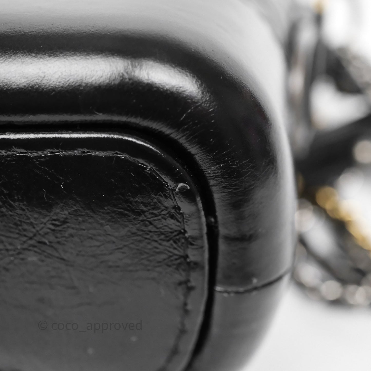Chanel Small Gabrielle Hobo Quilted Black Aged Calfskin