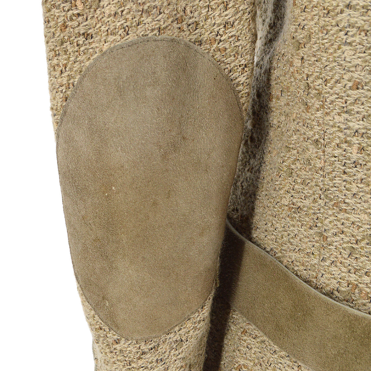 Luxury Chanel 1999 fall belted tweed jacket #36