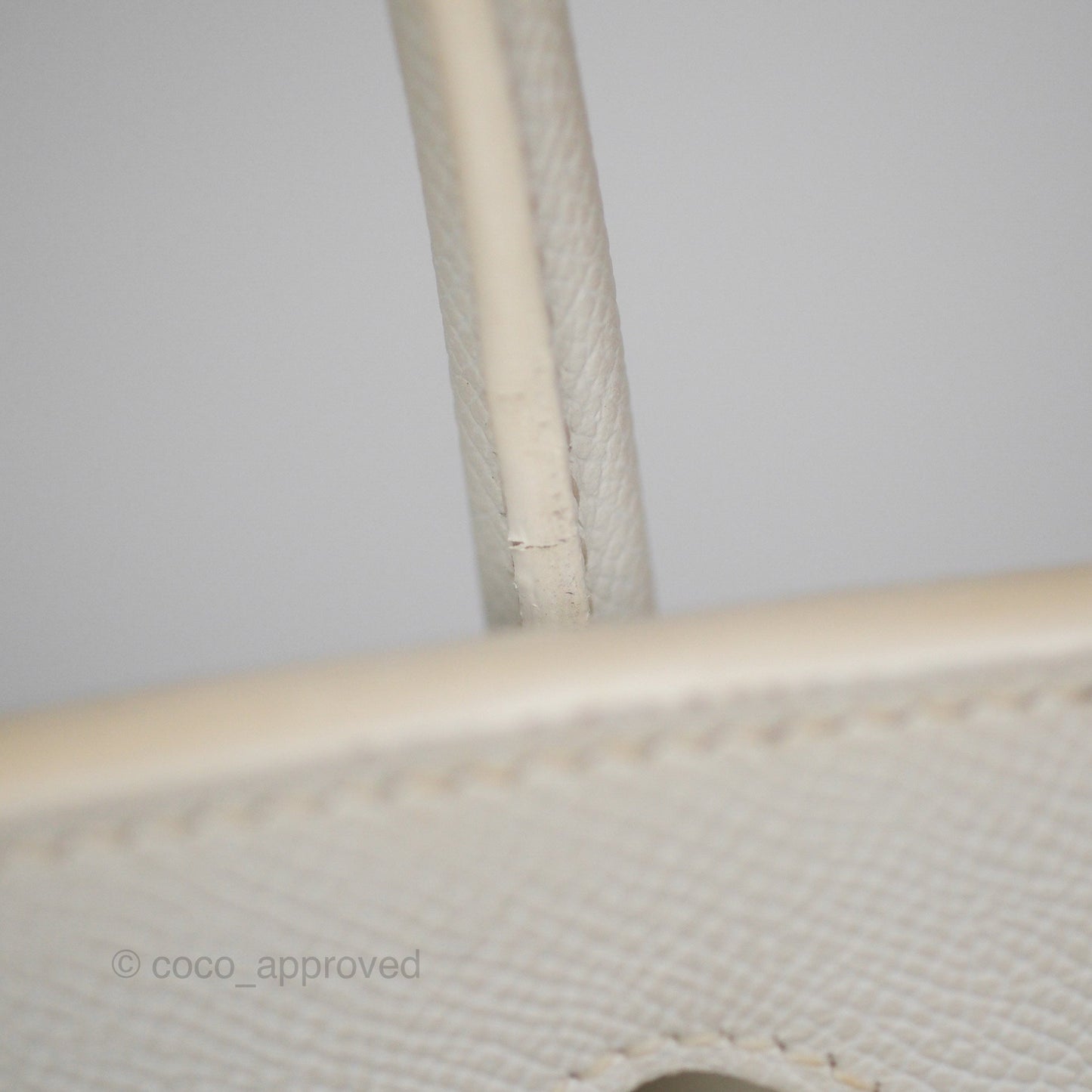 Hermès Birkin 30 Retourne White Epsom Palladium Hardware