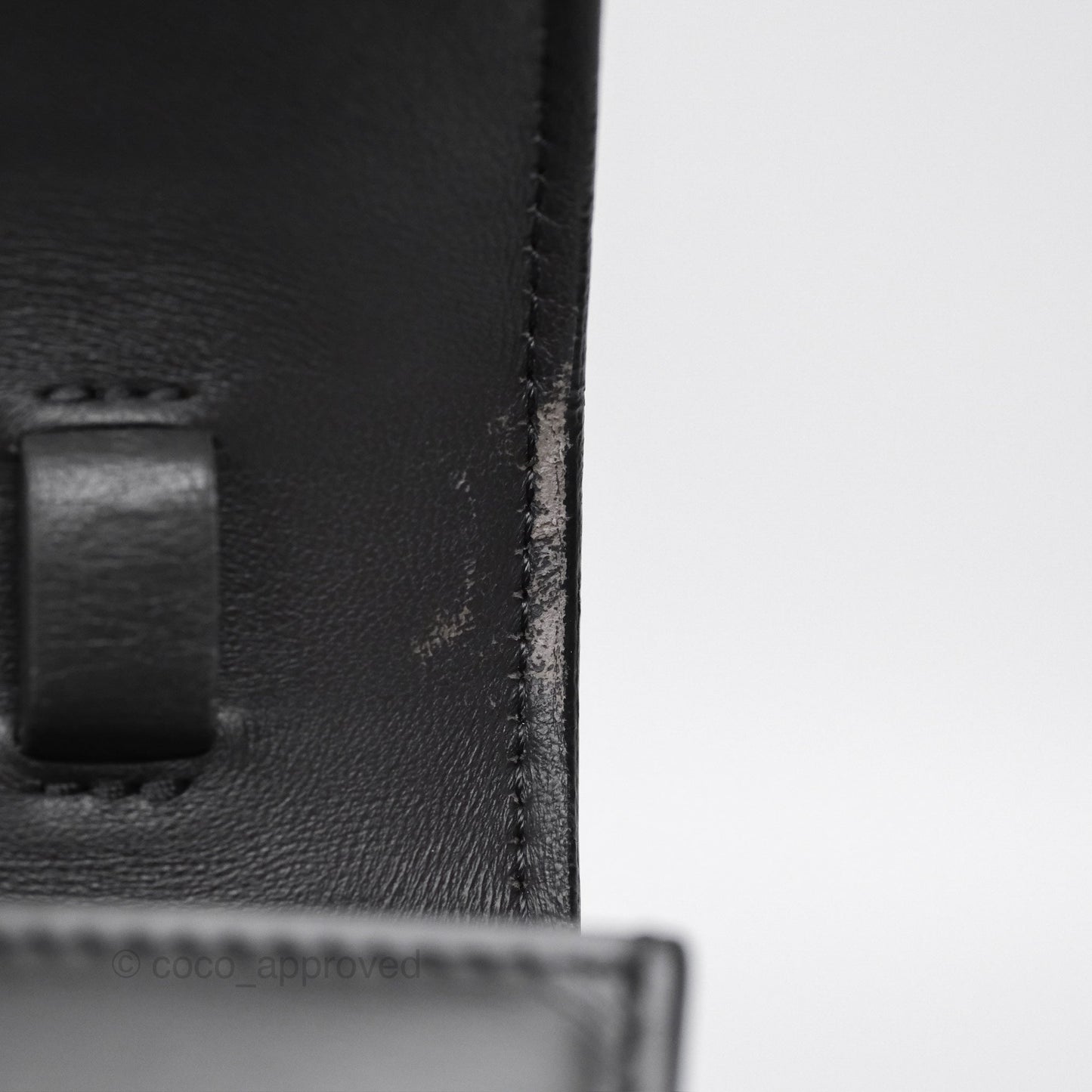 Celine Teen Classic Box Flap Dark Grey Box Calfskin