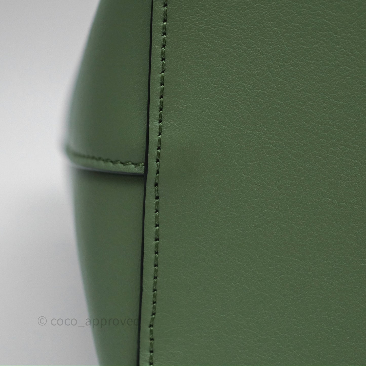 Loewe Small Anagram Tote In Rosemary Green Calfskin