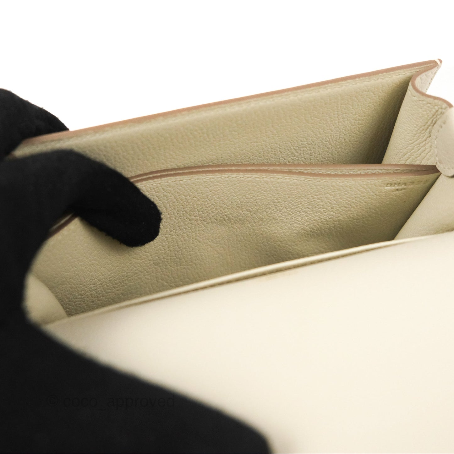 Hermès Roulis Mini 18 Beton Evercolor Permabrass Hardware