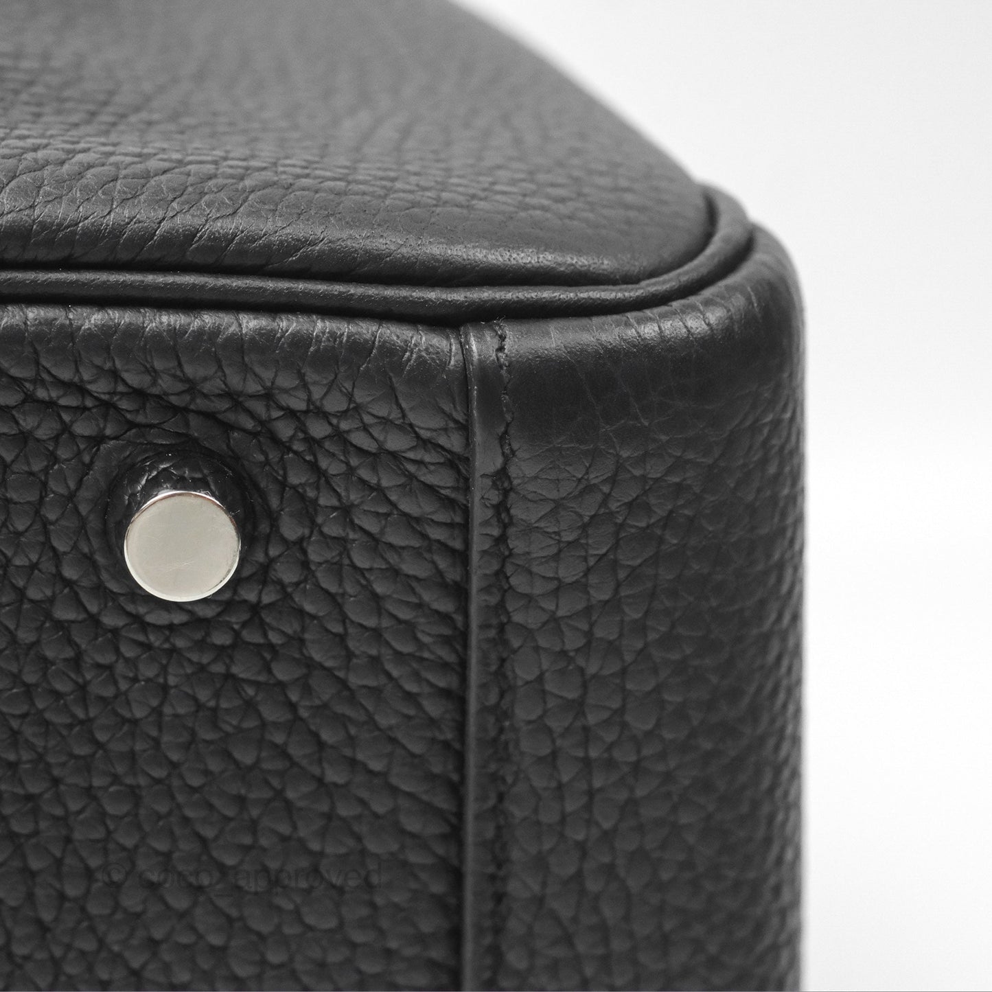 Hermès Lindy 30 Black Clemence Palladium Hardware