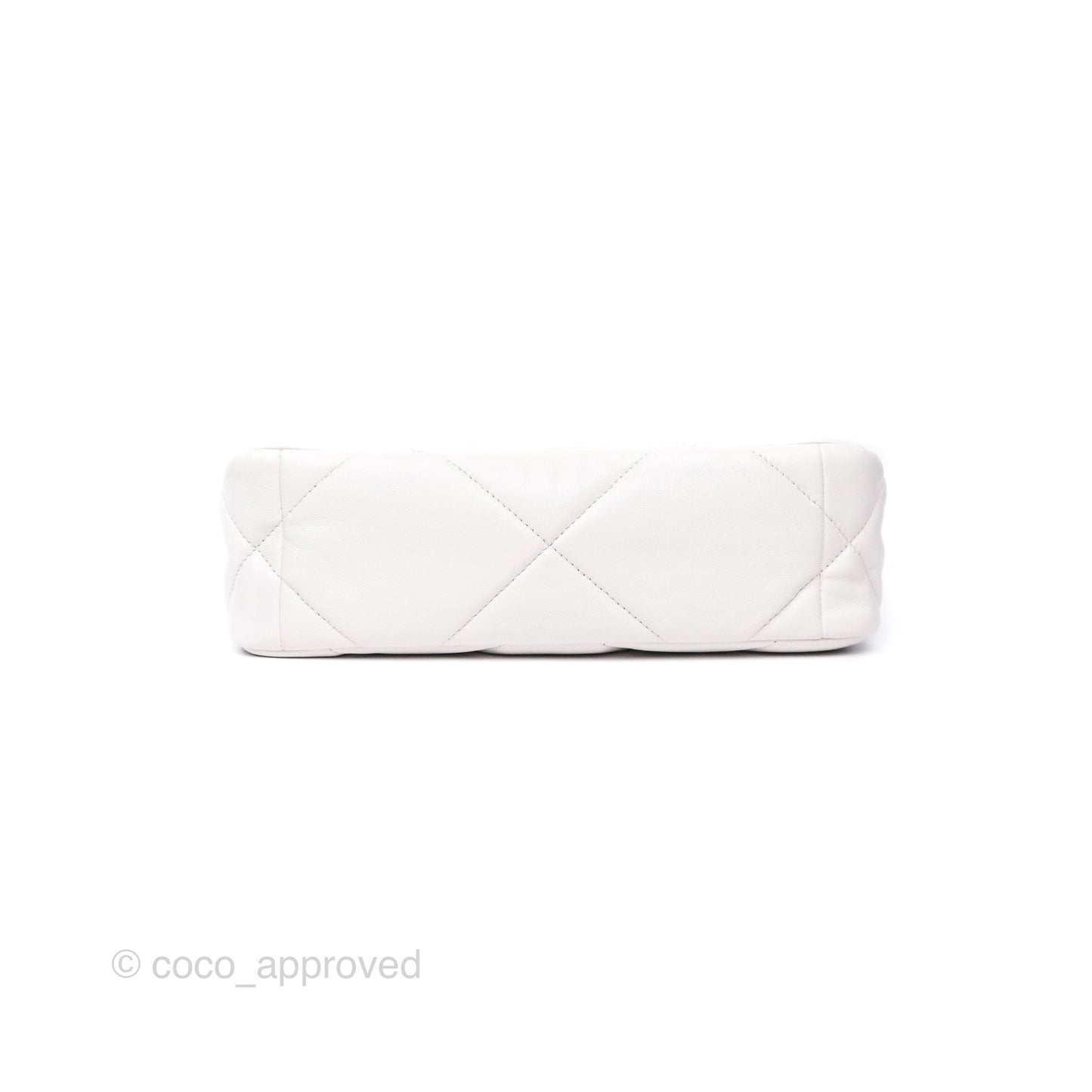 Chanel 19 Small White Mixed Hardware