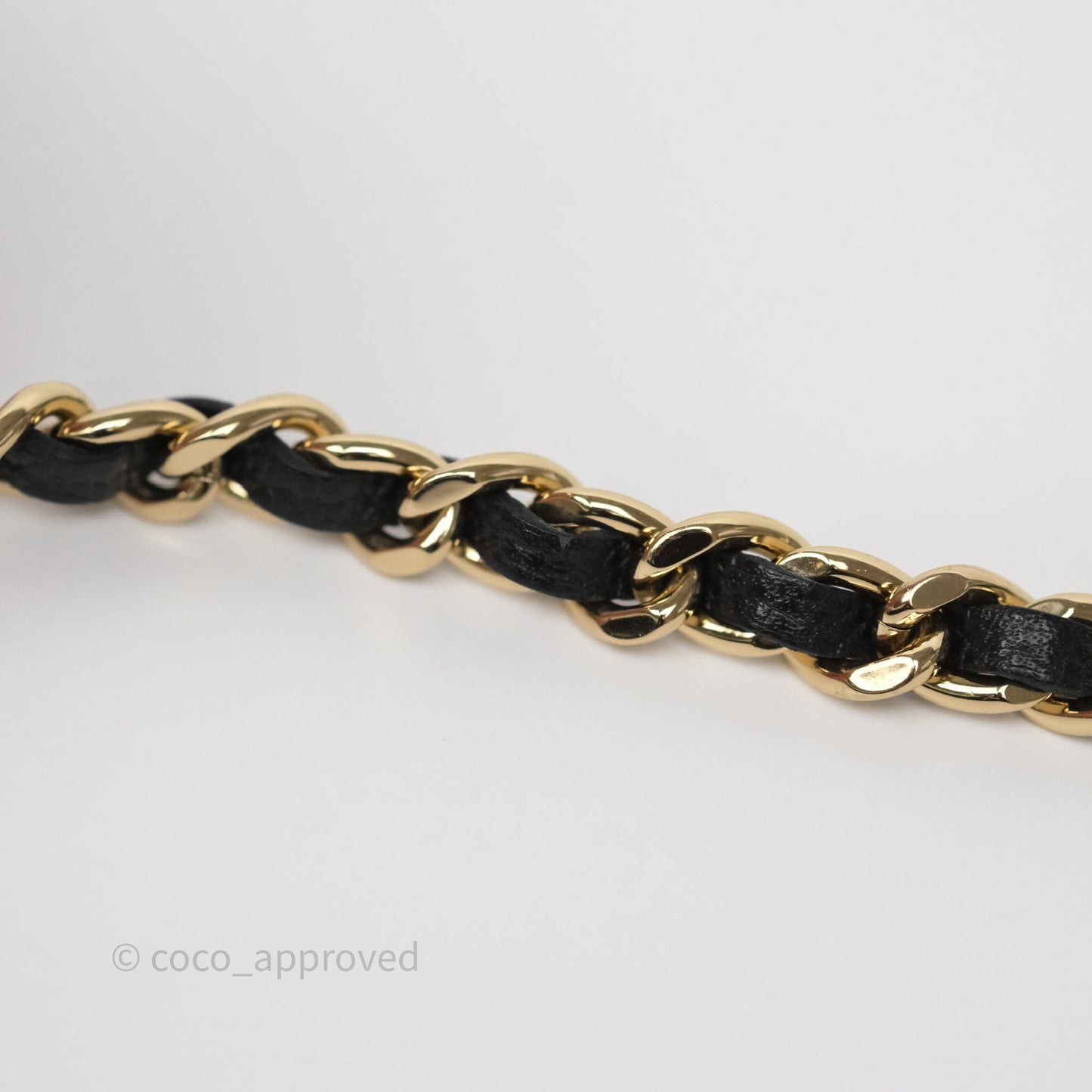 Chanel Wallet On Chain WOC Black Caviar Gold Hardware 23C