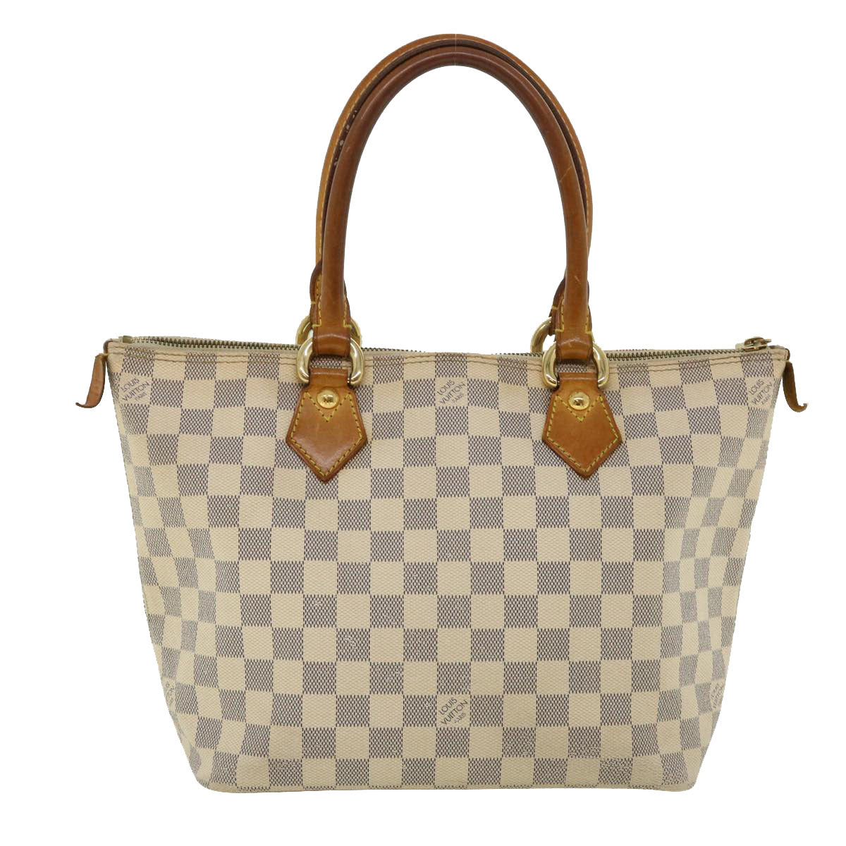 LOUIS VUITTON Damier Azur Saleya PM Tote Bag N51186 LV 35502