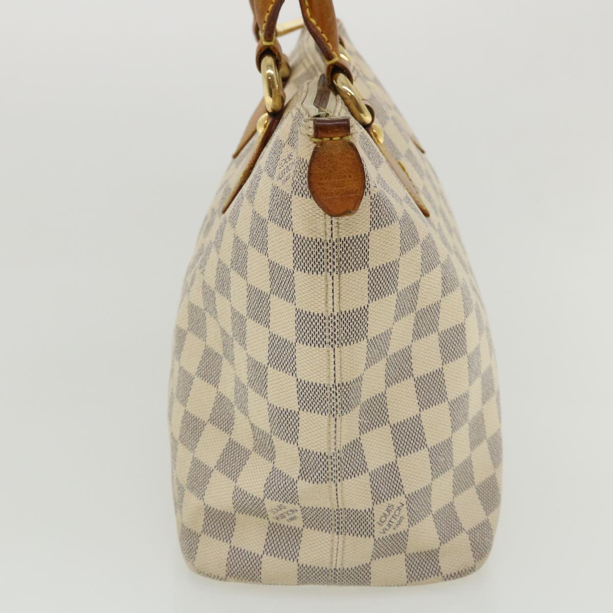 LOUIS VUITTON Damier Azur Saleya PM Tote Bag N51186 LV 35502
