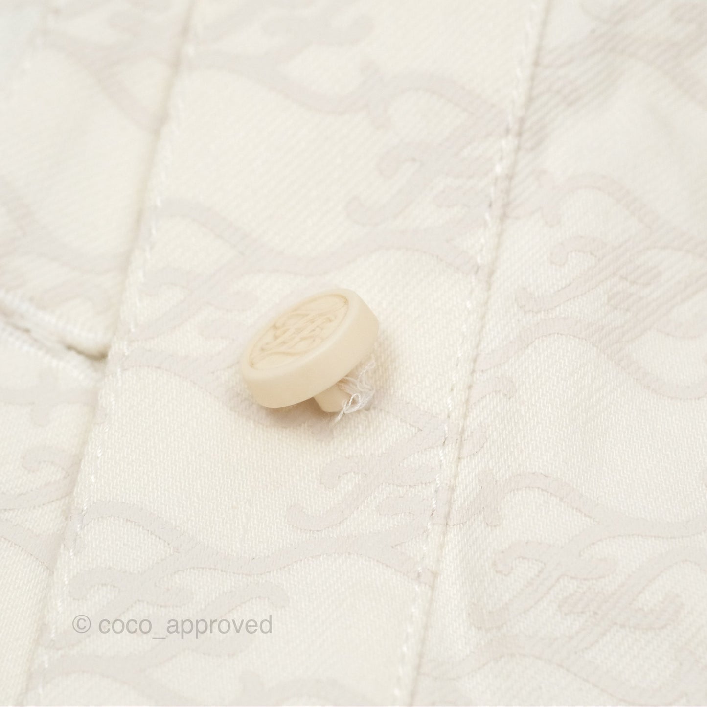 Fendi White Denim Jacket Size 36
