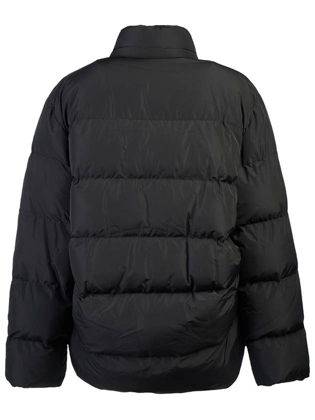 Luxury Balenciaga Sporty B Logo Point Down Padding Black