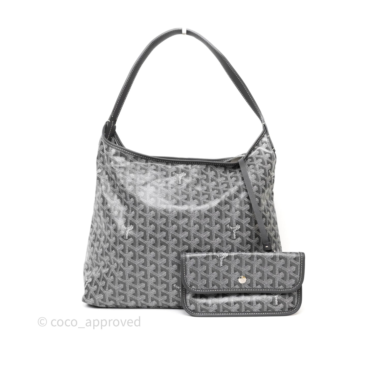 Goyard Bohème Hobo Bag Grey Goyardine Canvas