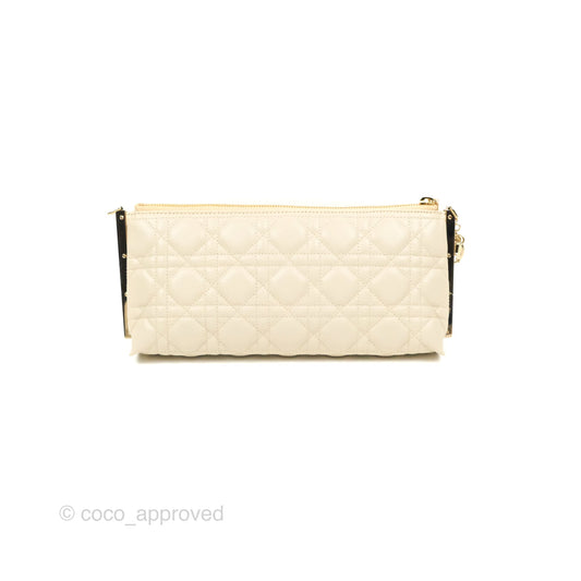 Dior Club Bag Dusty Ivory Cannage Lambskin