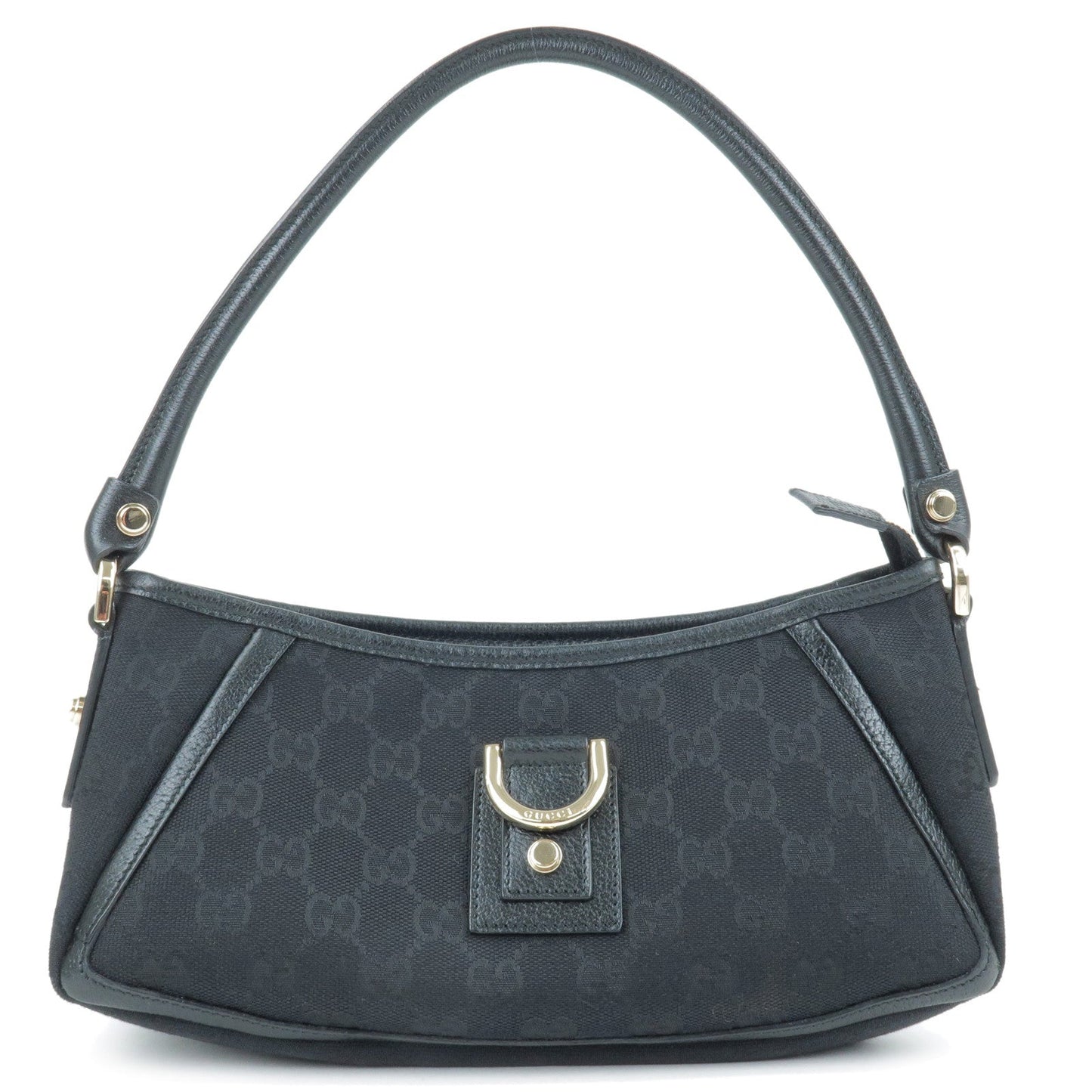 Luxury Gucci Trending 2025 Abbey GG Canvas Leather Shoulder Bag Black 130939