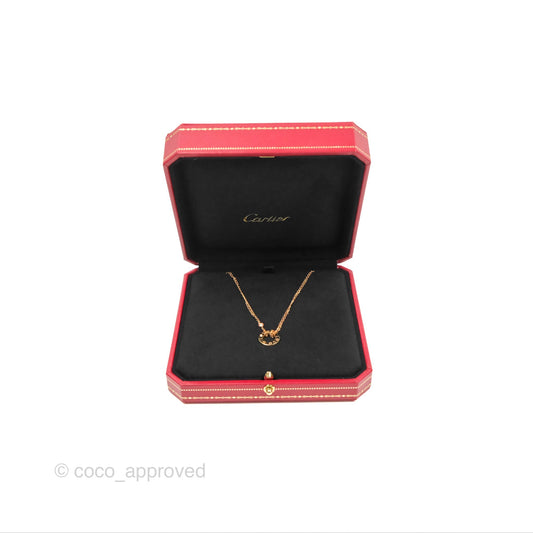 Cartier Love Necklace Rose Gold 2 Diamonds