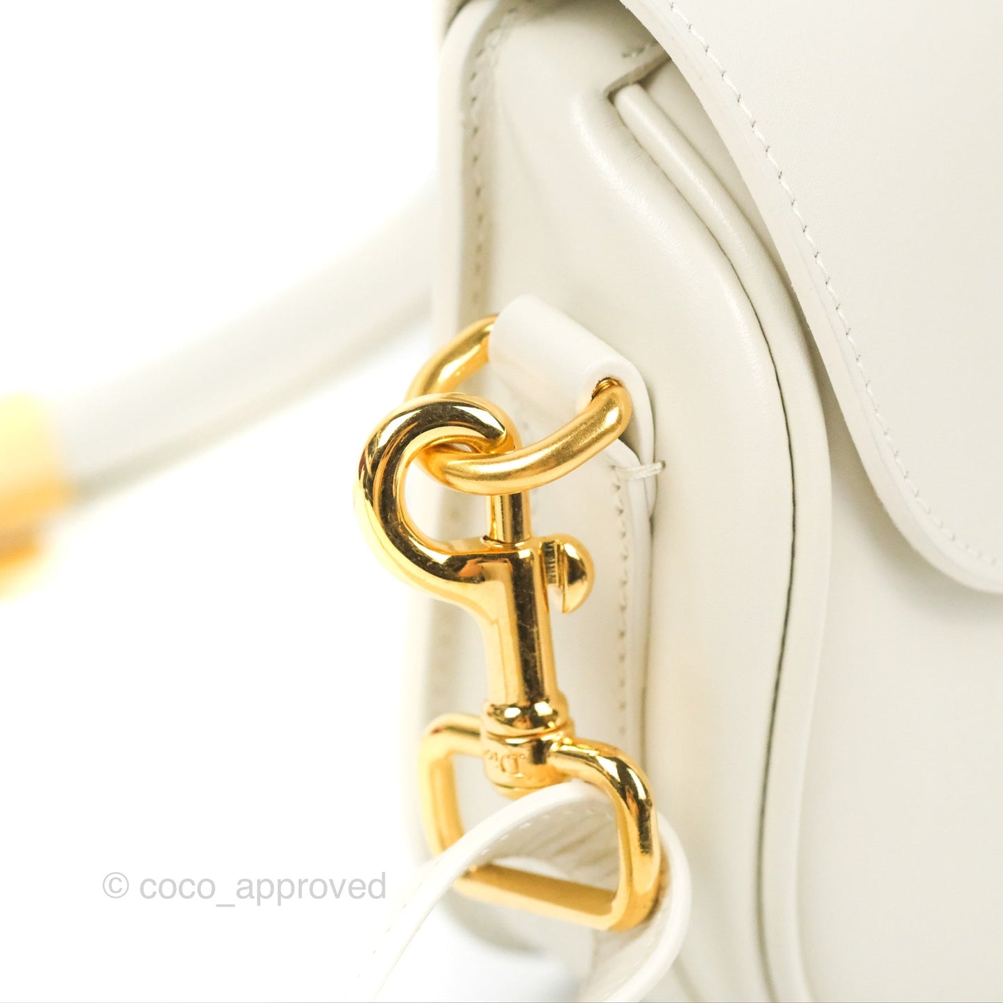 Dior Small Bobby Bag White Box Calfskin