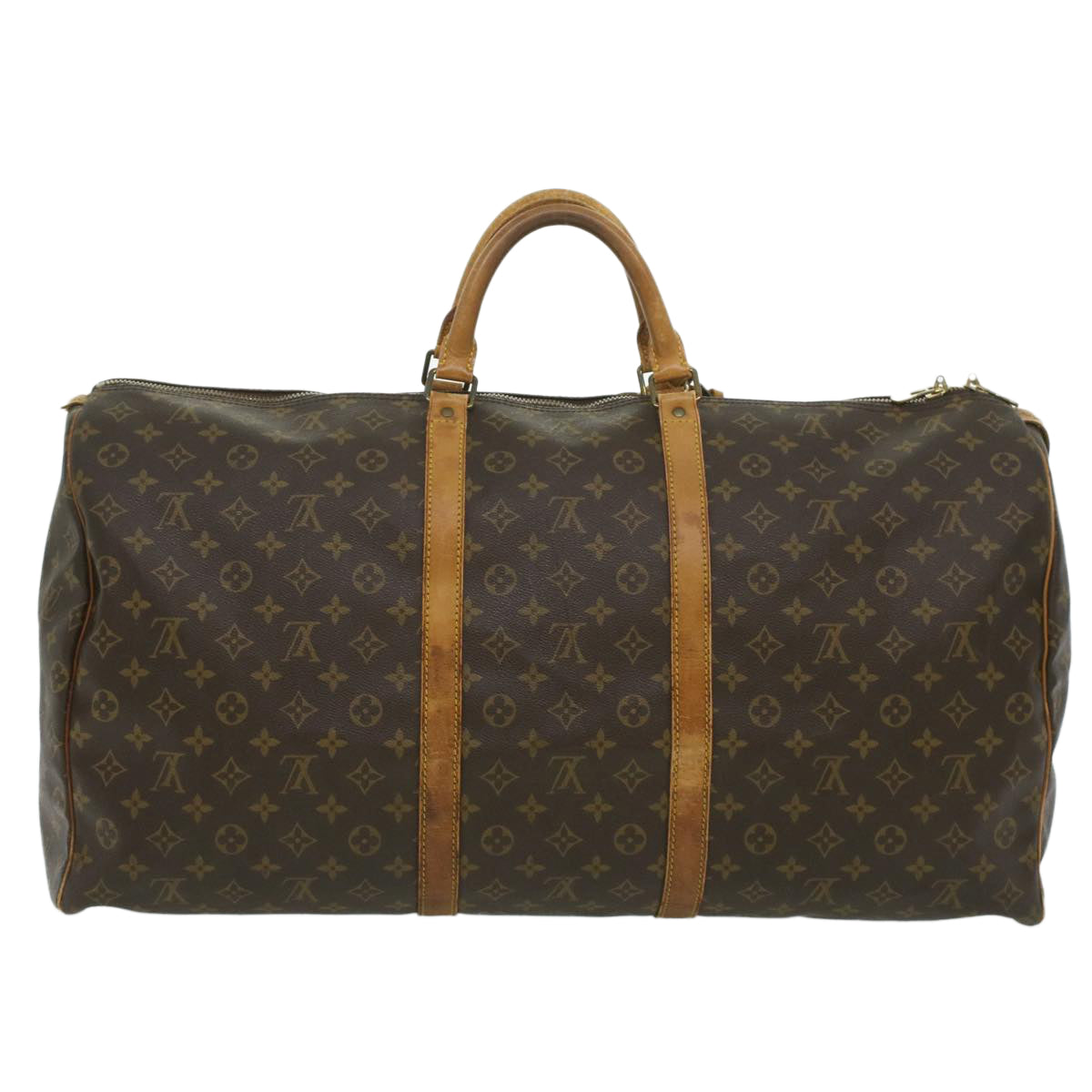 LOUIS VUITTON Monogram Keepall 60 Boston Bag Vintage M41422 LV 35770