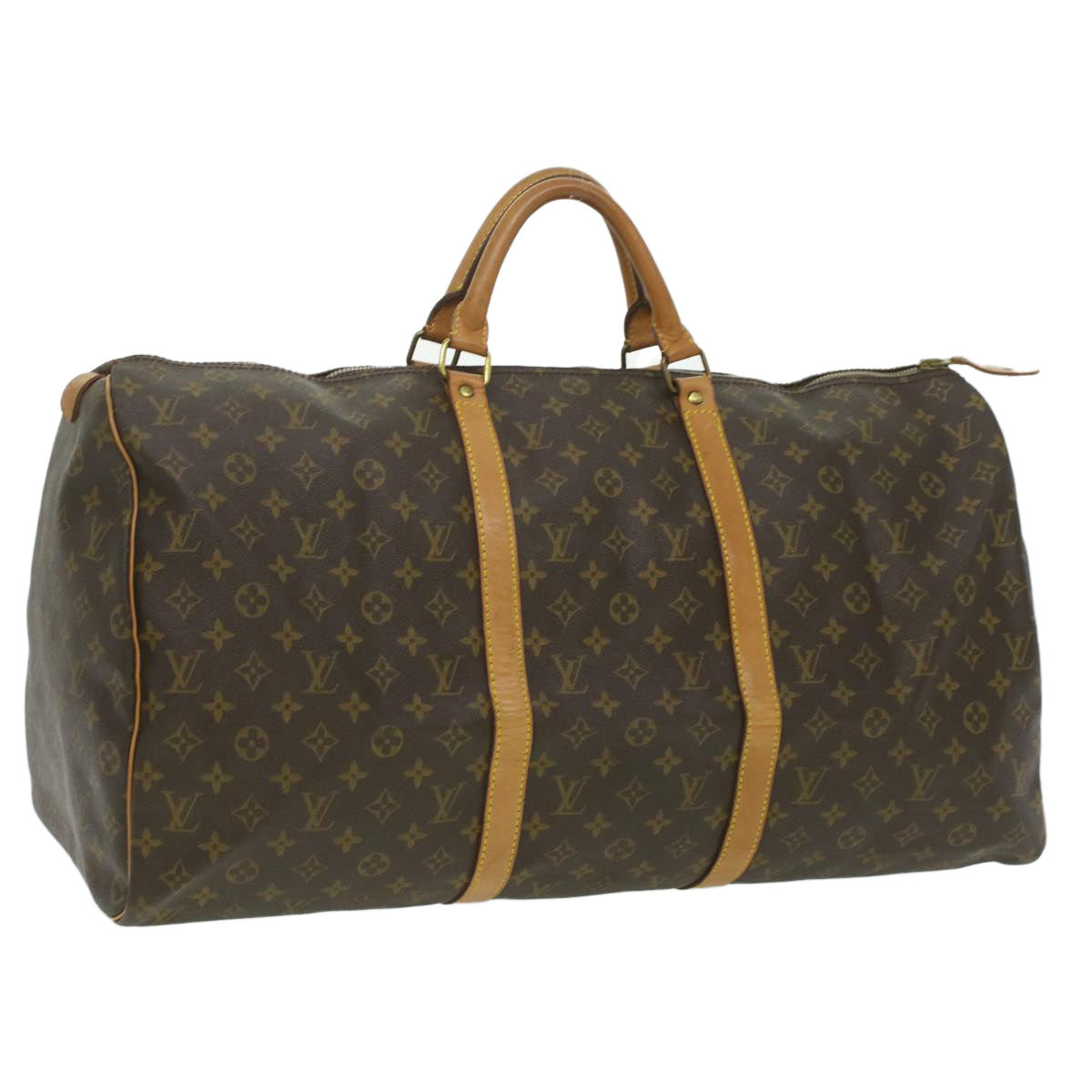 LOUIS VUITTON Monogram Keepall 60 Boston Bag Vintage M41422 LV 35782