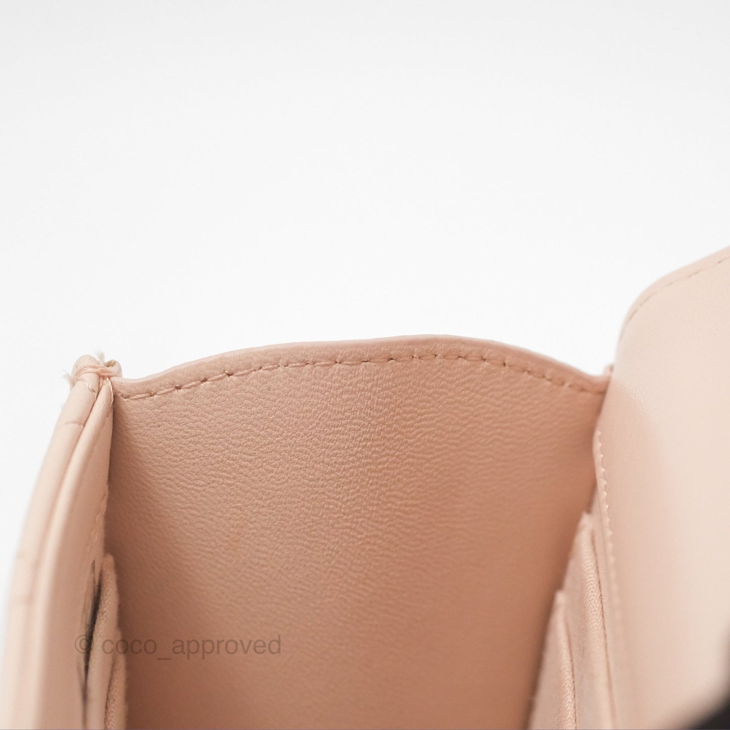 Chanel Mini Quilted Trendy CC Clutch With Chain Light Pink Lambskin Gold Hardware