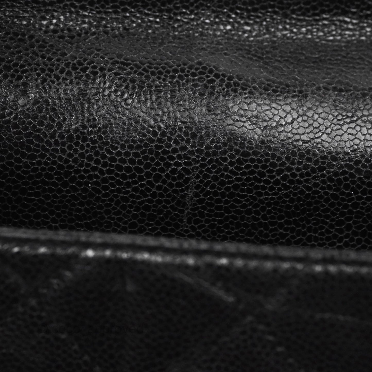 Chanel Quilted Single Flap Bag Soft Caviar Black Ruthenium Hardware