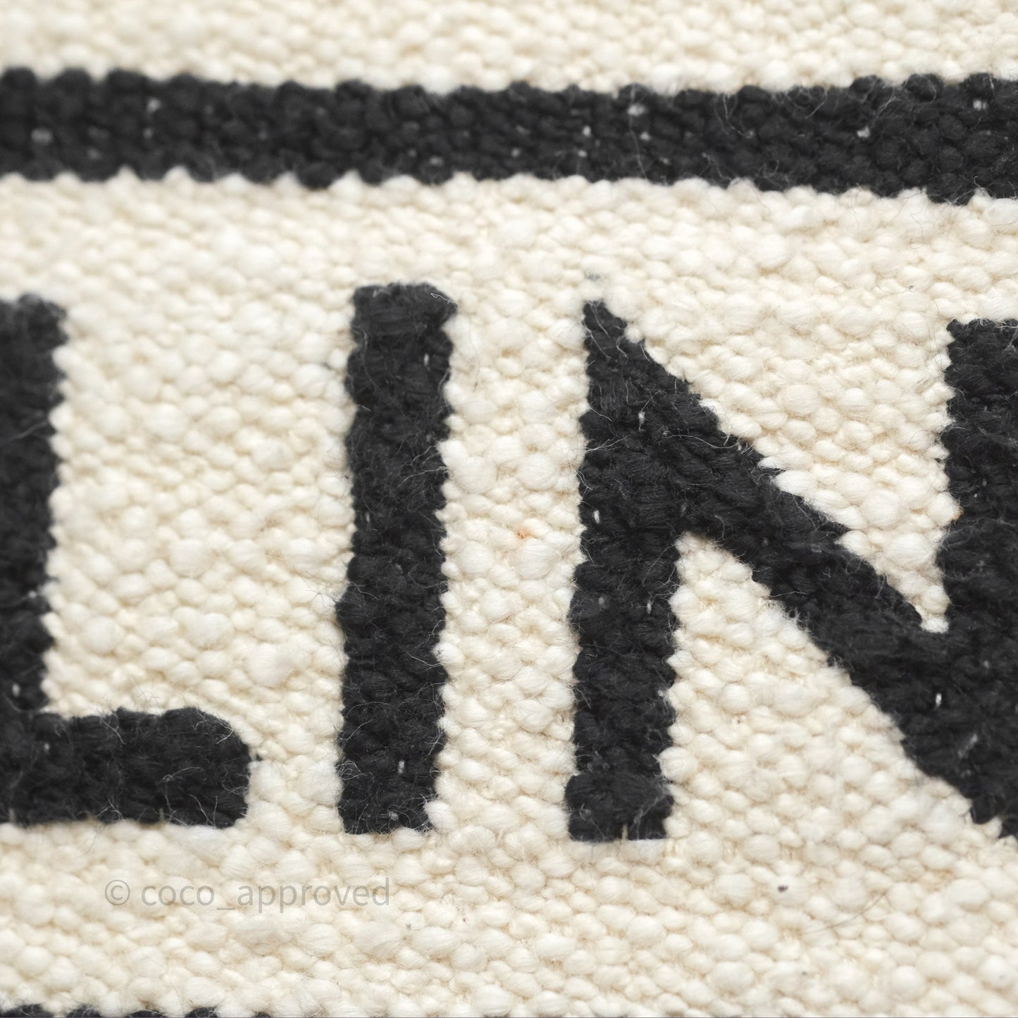 Celine Small Cabas Thais Striped Textile Bag Canvas